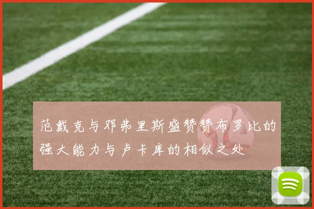 范戴克与邓弗里斯盛赞赞布罗比的强大能力与卢卡库的相似之处
